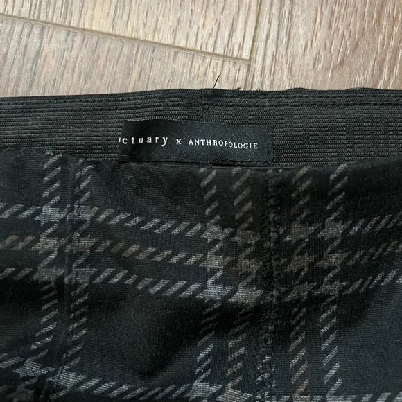 Sanctuary x Anthropologie Pin Tuck Plaid Leggings XS
