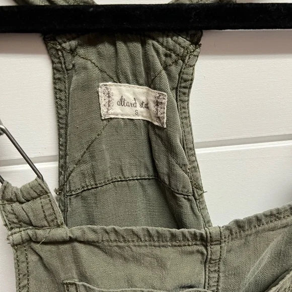 Altar’d State Olive Jumpsuit Small