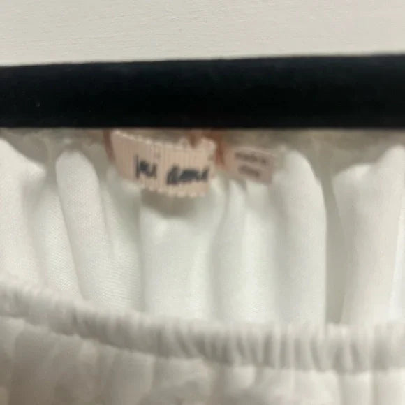 Francesca's Mi Ami Haden Oversize Swiss Dot Blouse