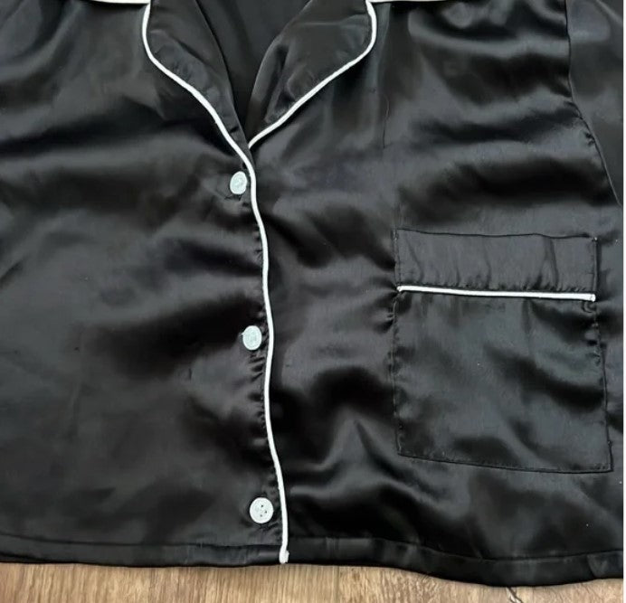 Pretty Little Thing Cropped PJ Top Size 0