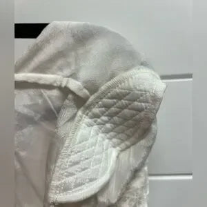 HEMANT AND NANDITA Veda Quilted Dress in Off White Large