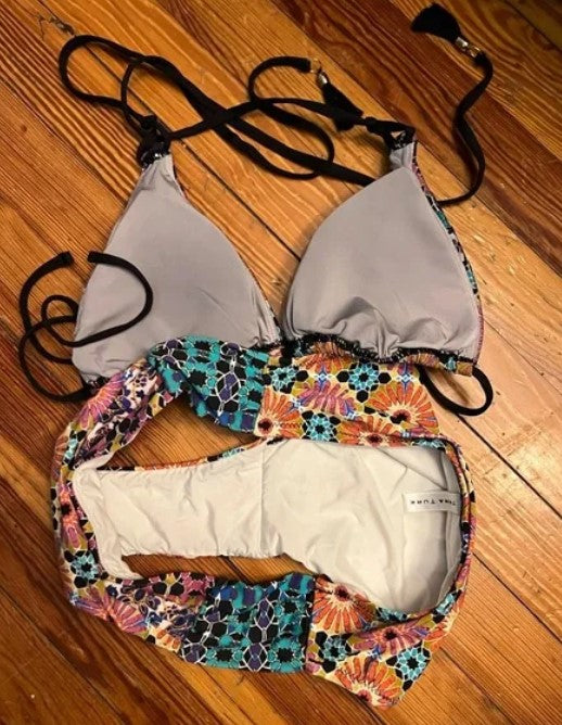 Trina Turk Medallion Tassel Bikini