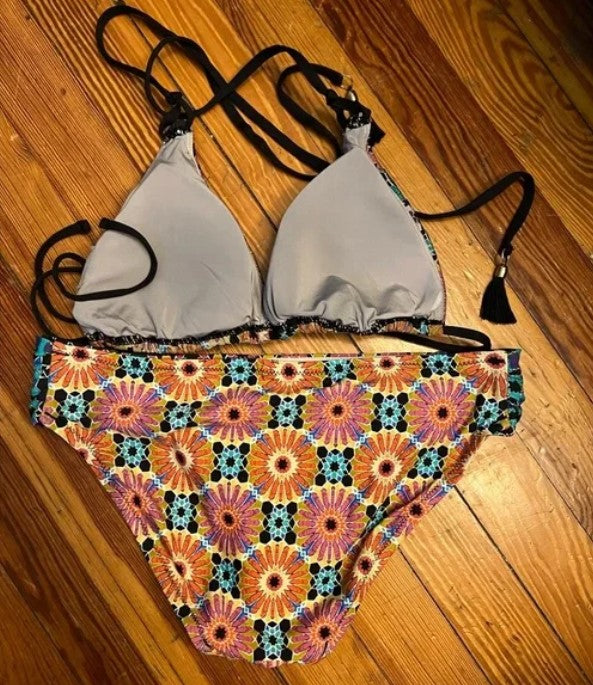 Trina Turk Medallion Tassel Bikini