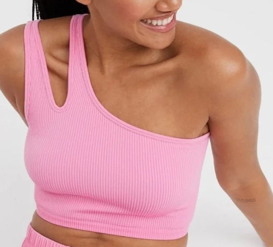 OFFLINE By Aerie Seamless One Shoulder Longline Sports Bra