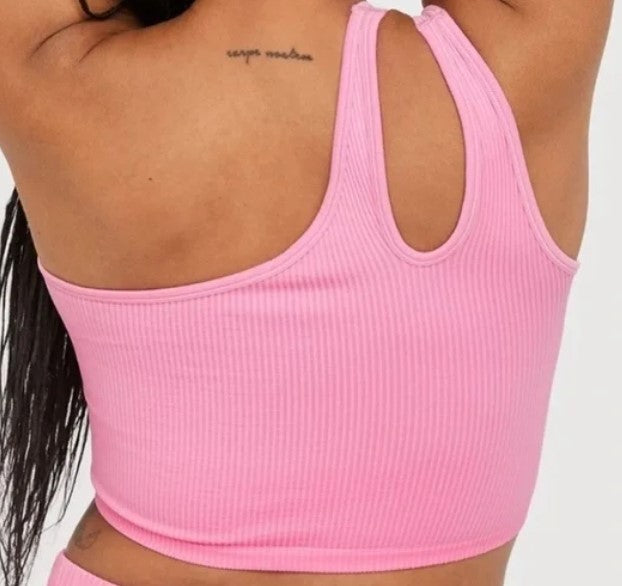 OFFLINE By Aerie Seamless One Shoulder Longline Sports Bra