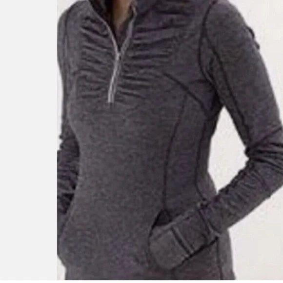 Lululemon Run Resolution 1/4 Zip Define Jacket Size 6