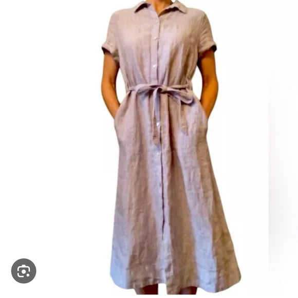 C & C California Linen Dress Size 2