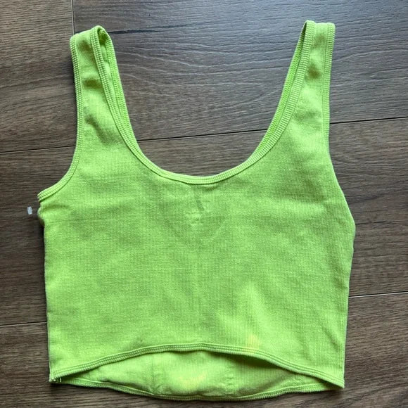 PacCares Ribbed Bustier Tank Top Medium