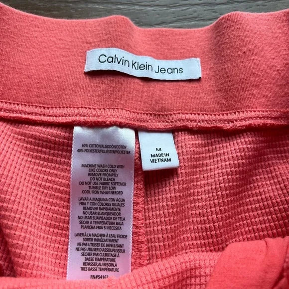 Calvin Klein Ribbed Shorts Medium