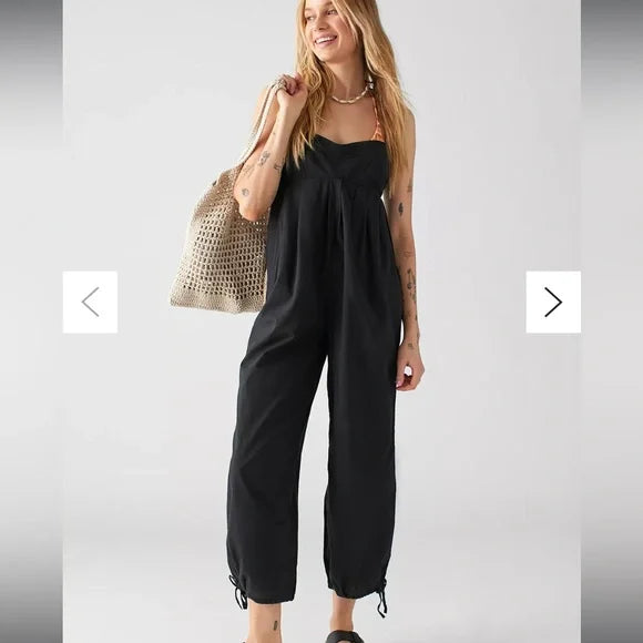 Urban Outfitters Mabel Strappy-Back Jumpsuit Small