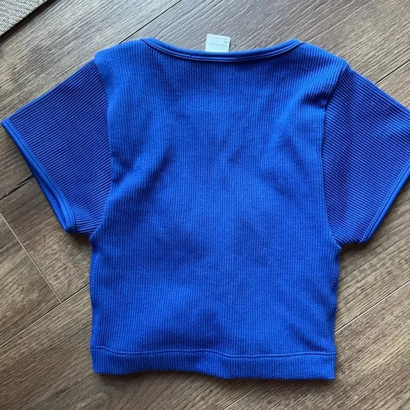 Gilly Hicks Ribbed Seamless Top XS