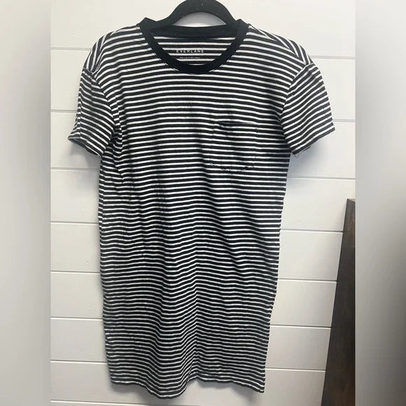 Everlane The Cotton Striped Tee Dress XS
