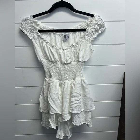 Princess Polly The Love Galore Romper White 2