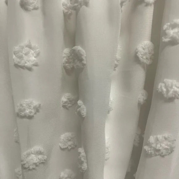 Francesca's Mi Ami Haden Oversize Swiss Dot Blouse