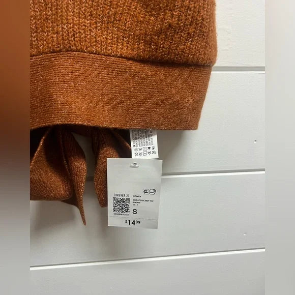 Forever 21 Crop Sweater Small