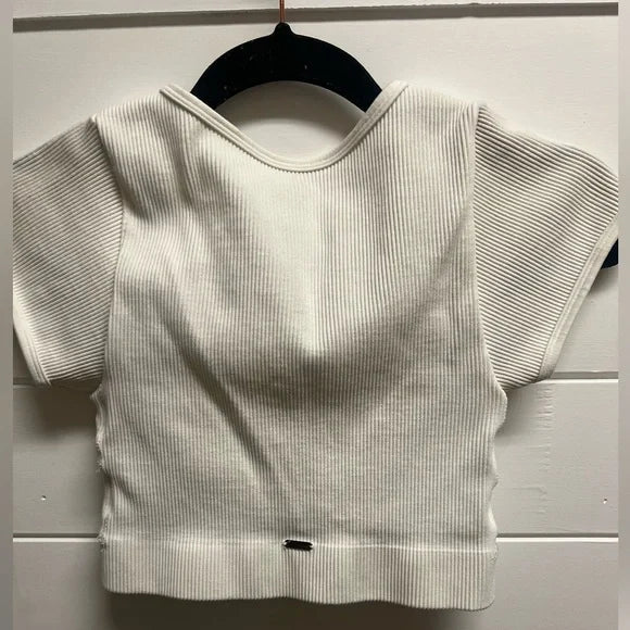 Gilly Hicks Ribbed Crop Top Small