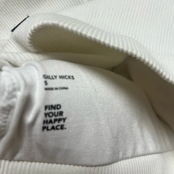 Gilly Hicks Ribbed Crop Top Small