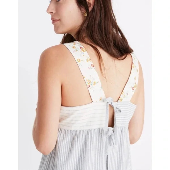 Madewell x The New Denim Project Patchwork Jumpsuit Large