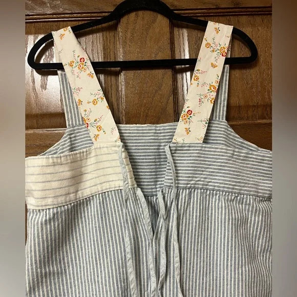 Madewell x The New Denim Project Patchwork Jumpsuit Large