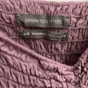 Urban Outfitters Angelo Smocked Bodice Puff Sleeve Top