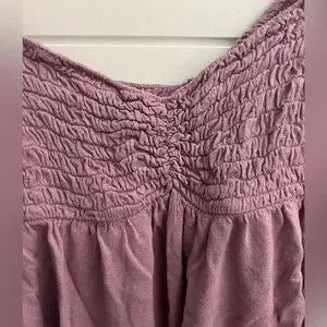 Urban Outfitters Angelo Smocked Bodice Puff Sleeve Top