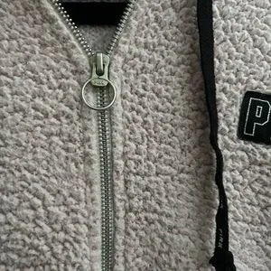 VICTORIAS SECRET PINK SHERPA HALF ZIP HOODIE
