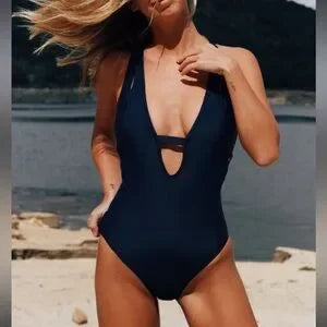 Cupshe My Destiny Cross One-piece Swimsuit XXL