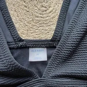Old Navy Black Bikini Ribbed XL