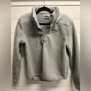 Vineyard Vines Tonal Sherpa Pullover Small